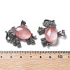 Cherry Quartz Glass Pendant G-H083-02AS-10-3