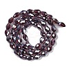 Transparent Electroplate Glass Beads Strands EGLA-N013-T4mm-B03-2