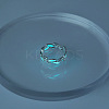 Luminous Brass Leaf Open Cuff Ring X-LUMI-PW0001-111S-02-1