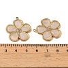 304 Stainless Steel Enamel Pendants STAS-I371-26G-02-3