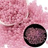 Luminous Glow in the Dark Transparent Glass Round Beads GLAA-F124-B08-1
