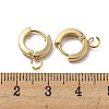 201 Stainless Steel Huggie Hoop Earrings Findings STAS-A167-01I-G-3