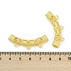 Alloy Hollow Carved Tube Chandelier Component Links PALLOY-D369-19MG-3