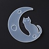 DIY Animal on the Crescent Moon Big Pendant Silicone Molds LS-DIY-F125-03-4