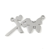 Non-Tarnish 304 Stainless Steel Pendants STAS-L279-002P-X-1