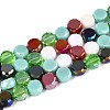 Electroplate Glass Beads Strands EGLA-N022-03A-A05-1