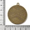 Vintage Tibetan Style Alloy Pendant Cabochon Bezel Settings LS-TIBEP-M018-88AB-NF-3