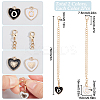 2 Sets Alloy Enamel Cup Pendant Decorations HJEW-SC0001-56O-2