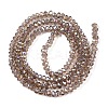 Electroplate Glass Beads Strands EGLA-A044-T1mm-B16-3
