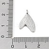 Brass Micro Pave Clear Cubic Zirconia Pendants KK-Q816-05P-02-3