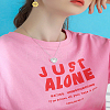 20Pcs 2 Colors UV Plating Alloy Pendants ALRI-LP0001-04-3