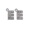 Alloy Pendants ALRI-N039-001E-RS-2