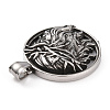 304 Stainless Steel Pendants STAS-A083-24AS-3