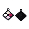 Rack Plating Alloy Colorful Enamel Spray Painted Pendants LS-ENAM-T011-125-3