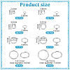 304 Stainless Steel Open Jump Rings STAS-PH0006-83-2