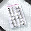 304 Stainless Steel Polishing effect Hoop Earrings EJEW-M001-29A-P-2