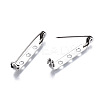 Tarnish Resistant 201 Stainless Steel Brooch Pin Back Safety Catch Bar Pins STAS-S117-022D-3