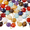 HOBBIESAY 60Pcs Chakra Theme Natural Mixed Stone Charms FIND-HY0001-26-1