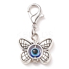 Evil Eye Pendant Decorations HJEW-JM00668-3