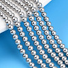 Baking Paint Pearlized Glass Pearl Bead Strands HY-N002-3mm-A03-1