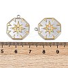 304 Stainless Steel Rhinestone Pendants STAS-L290-68GP-3