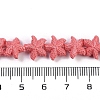 Synthetic Coral Dyed Carved Beads Strands CORA-K009-06A-08-4