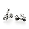 Tibetan Style Alloy Charms X-TIBEP-Q076-066AS-RS-1