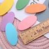 Frosted Plastic Snap Hair Clips OHAR-PW0001-454-3