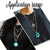 DIY Star of David & Ankh Cross Silicone Pendant Molds DIY-PH0004-94-7