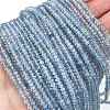 Natural Aquamarine Beads Strands LS-G-L587-B02-01-1