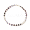 Dyed Natural Malaysia Jade & Synthetic Hematite Beaded Stretch Bracelets for Women BJEW-JB13069-04-2