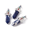 Natural Sodalite Big Pointed Pendants G-I342-01P-05-1