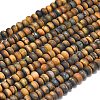 Natural Tiger Eye Beads Strands G-P575-A05-6x4mm-01-2