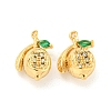 Brass Micro Pave Cubic Zirconia Pendants LS-KK-K369-02G-06-1