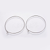 316 Surgical Stainless Steel Hoop Earrings Findings LS-X-STAS-K146-039-35mm-1