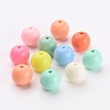 Solid Chunky Bubblegum Acrylic Ball Beads SACR-R835-14mm-M-2