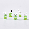 Glass Bottle Pendants CRES-N017-06F-1