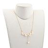 Natural Cultured Freshwater Pearl Pendant Necklace NJEW-JN02987-4