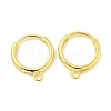 Brass Hoop Earring Findings KK-L211-021G-1