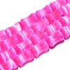 Dyed Natural Selenite Beads Strands G-T138-234B-1