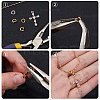 6Pcs 2 Colors 925 Sterling Silver Locking Jump Ring STER-BBC0008-70C-G-5