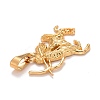 Ion Plating(IP) 304 Stainless Steel Pendants STAS-D165-14G-02-3