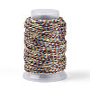 22M Rainbow Color Macrame Cotton Cord OCOR-T017-07I-1