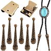 3Pcs Iron Bolo Tie Slide Clasps FIND-ANB0003-18AB-1