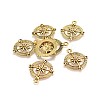 Tibetan Style Alloy Compass Pendants TIBEP-S272-AG-LF-2