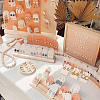 24Pcs PU Leather & Sponge Jewelry Pendant Nceklace Display Cards NDIS-SP0001-03A-03-7