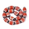 Handmade Millefiori Glass Barrel Beads LA-N002-15A-2