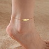 Feather 201 Stainless Steel Link Anklets for Women FS-WGD6197-02-1