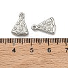 Hammered 304 Stainless Steel Pendants STAS-Z192-02P-3