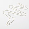 Iron Twisted Chains Necklace Making X-NJEW-JN00687-1